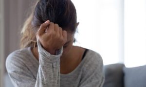 woman struggling with mental-health