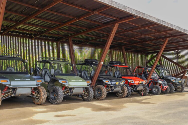 UTVs parked under carport | UTV Accident Attorney